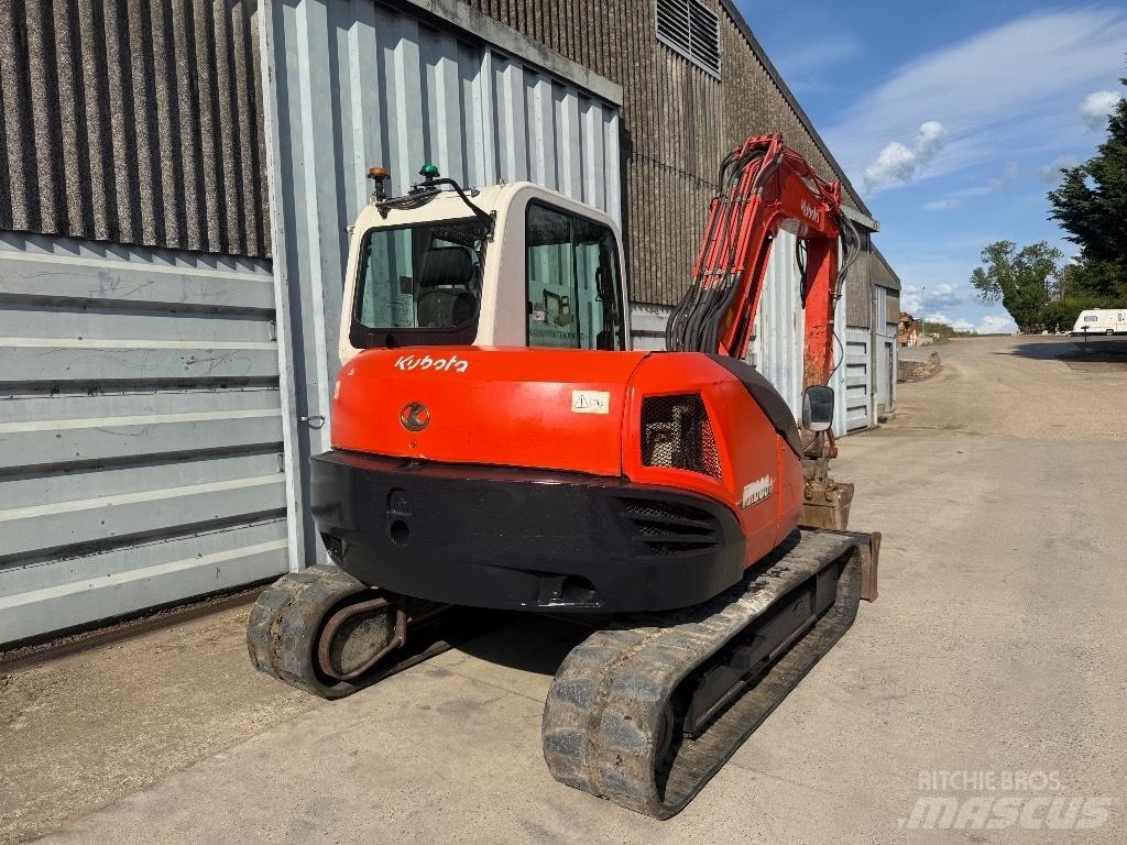 Kubota KX 080 Väikeekskavaatorid 7t-12t