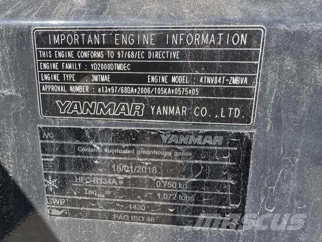 Yanmar SV60, ''SÅLD'' Miniekskavaatorid < 7 t