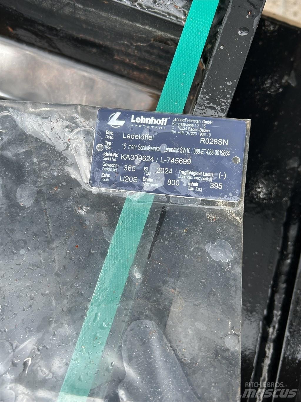Lehnhoff CTL12 Ekskavaatorikopad ja lisaseadmed