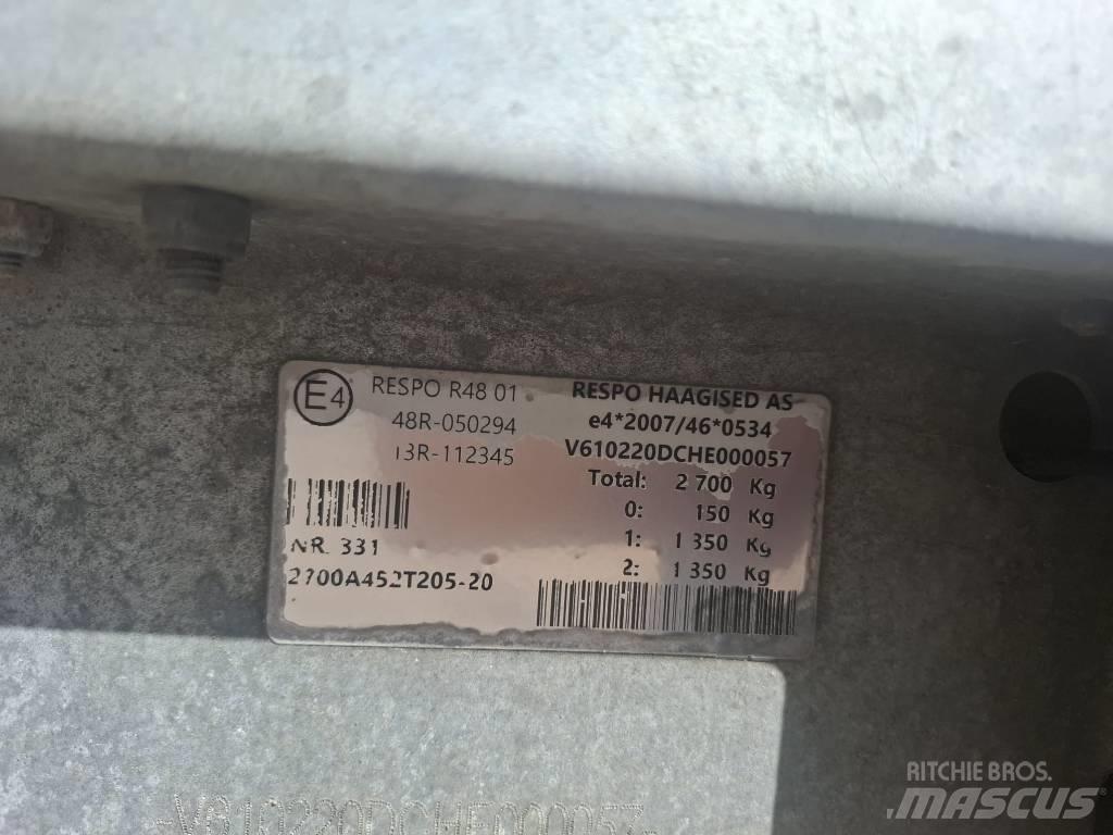 Respo 2700A452T205 Muud haagised