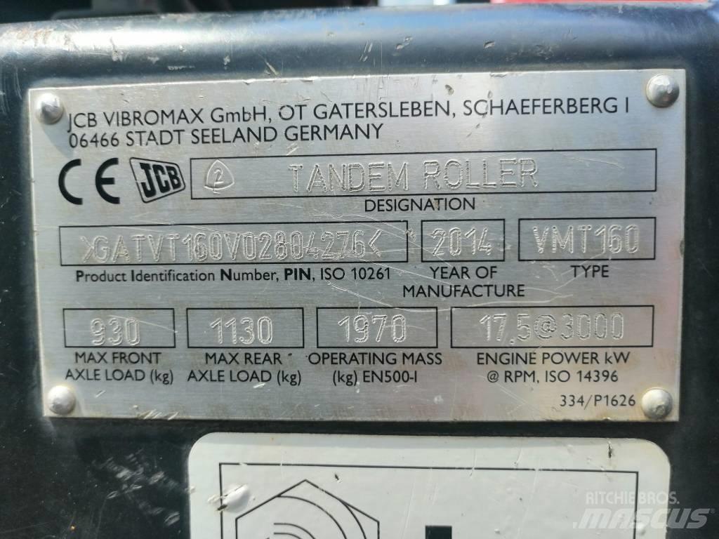 JCB Vibromax vmt 160 Tandemrullid