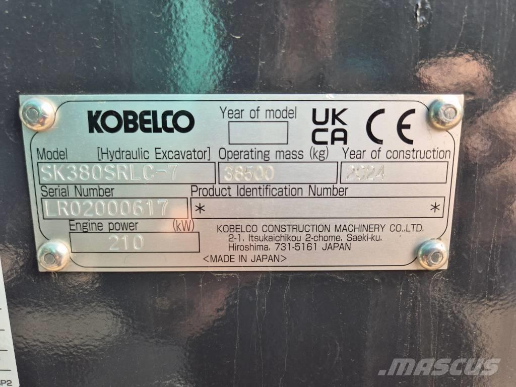 Kobelco SK380SRLC Roomikekskavaatorid