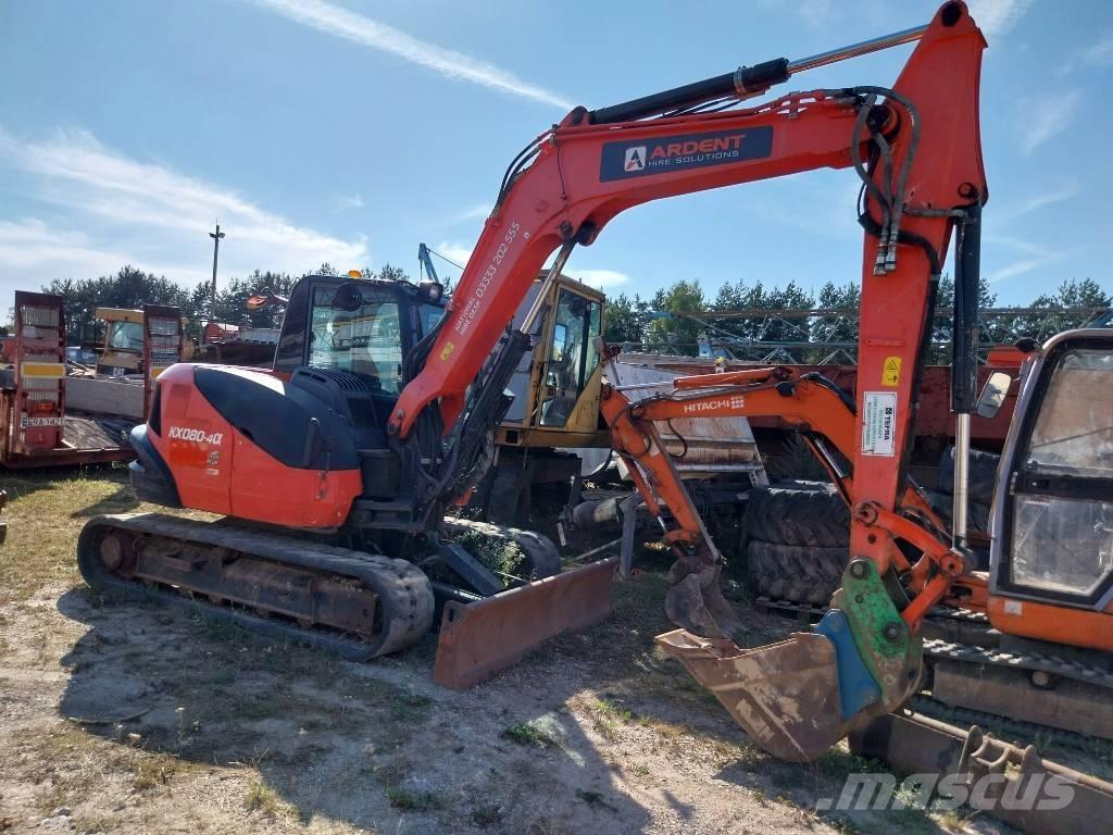 Kubota KX 080-4 Väikeekskavaatorid 7t-12t