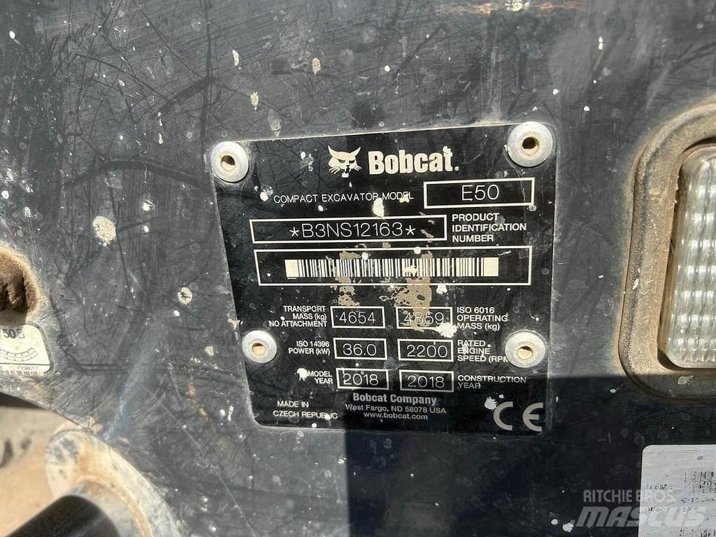 Bobcat E50 Miniekskavaatorid < 7 t