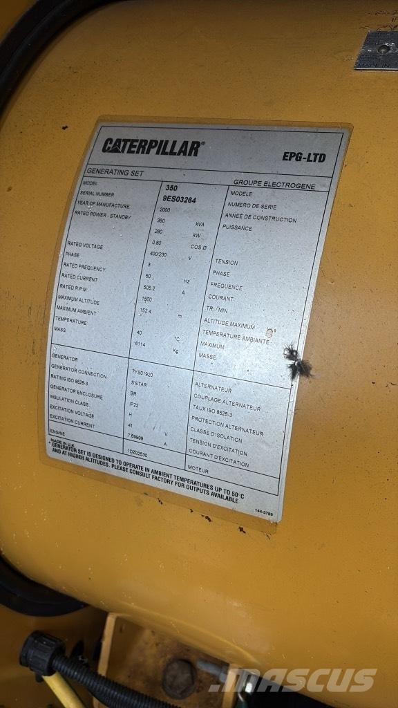 CAT 350 KVA Diiselgeneraatorid