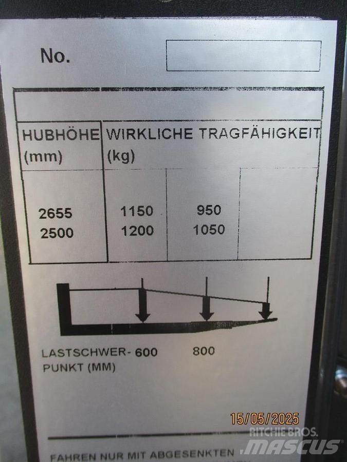 BT SWE 120 Järelkäidavad virnastajad