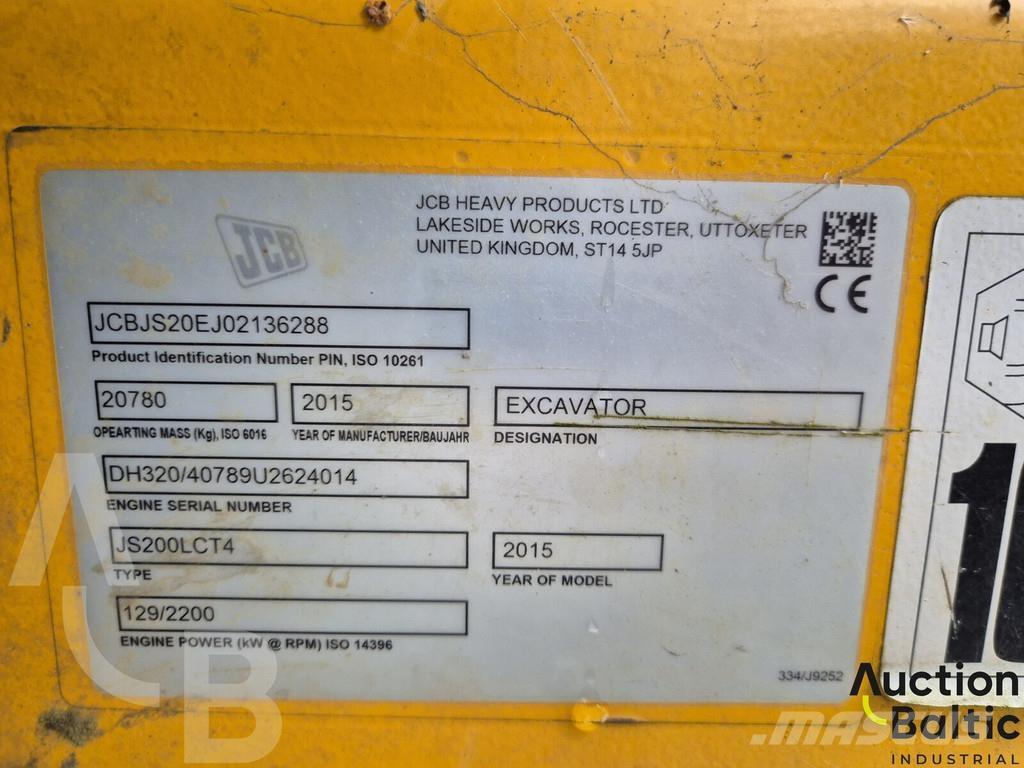 JCB JS 200 LC T4 Roomikekskavaatorid