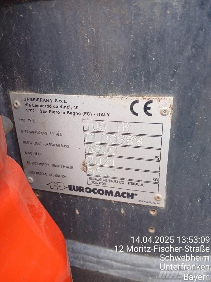 Eurocomach 100TR Miniekskavaatorid < 7 t