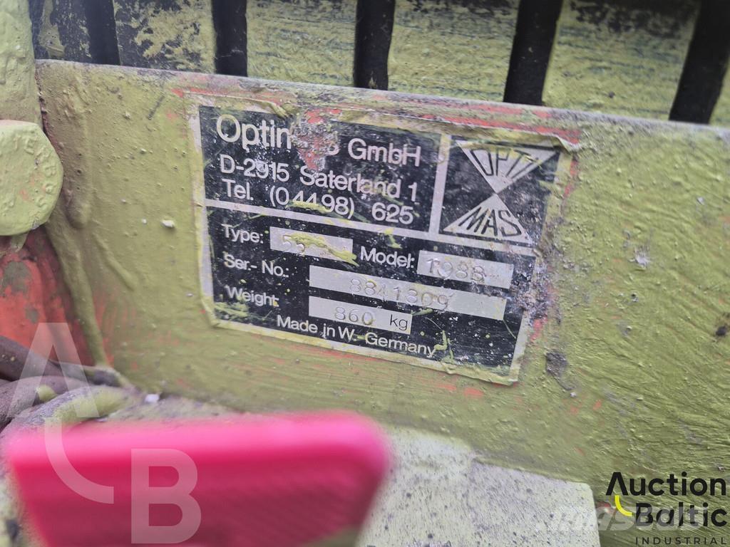 Optimas 55 Käitlemise ja paigutamise seadmed