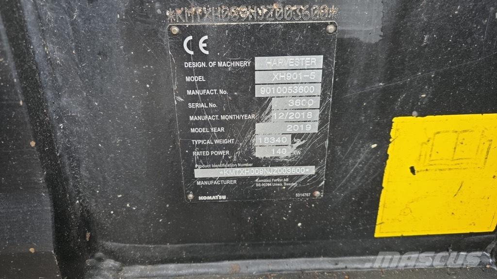 Komatsu 901.5 Harvesterid