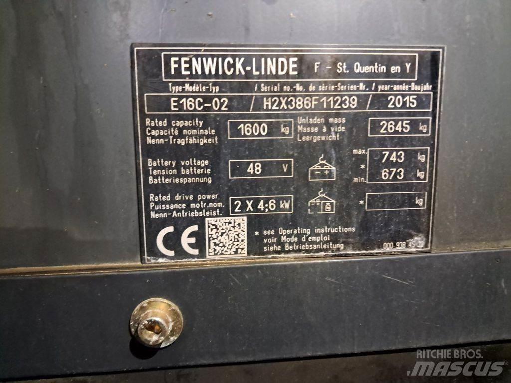 Linde E16C-02 Elektritõstukid