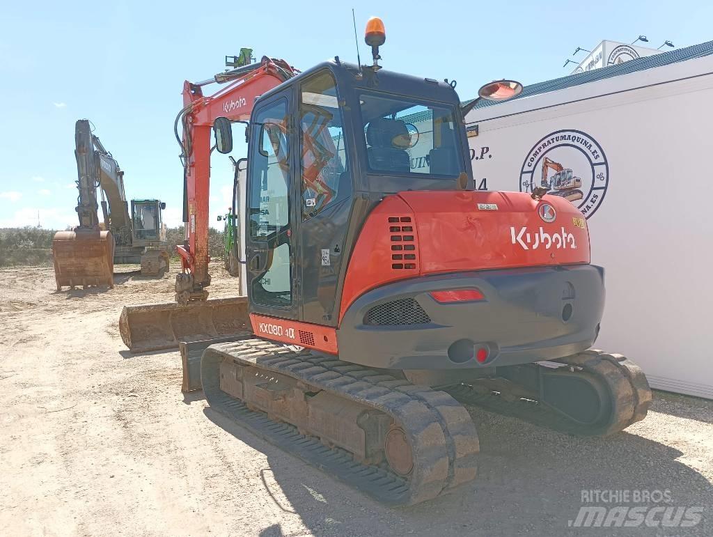 Kubota KX080-4a Metsaekskavaatorid