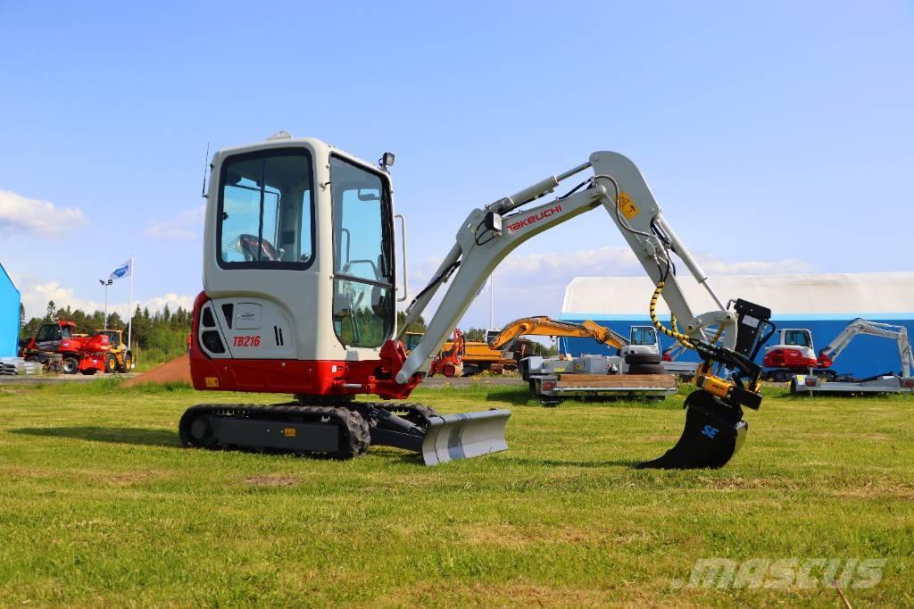 Takeuchi TB216 Miniekskavaatorid < 7 t