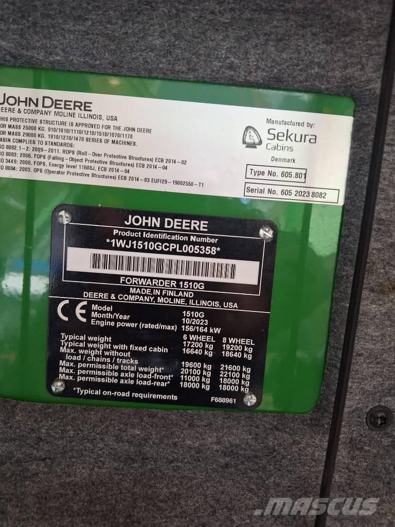John Deere 1510G Forwarderid