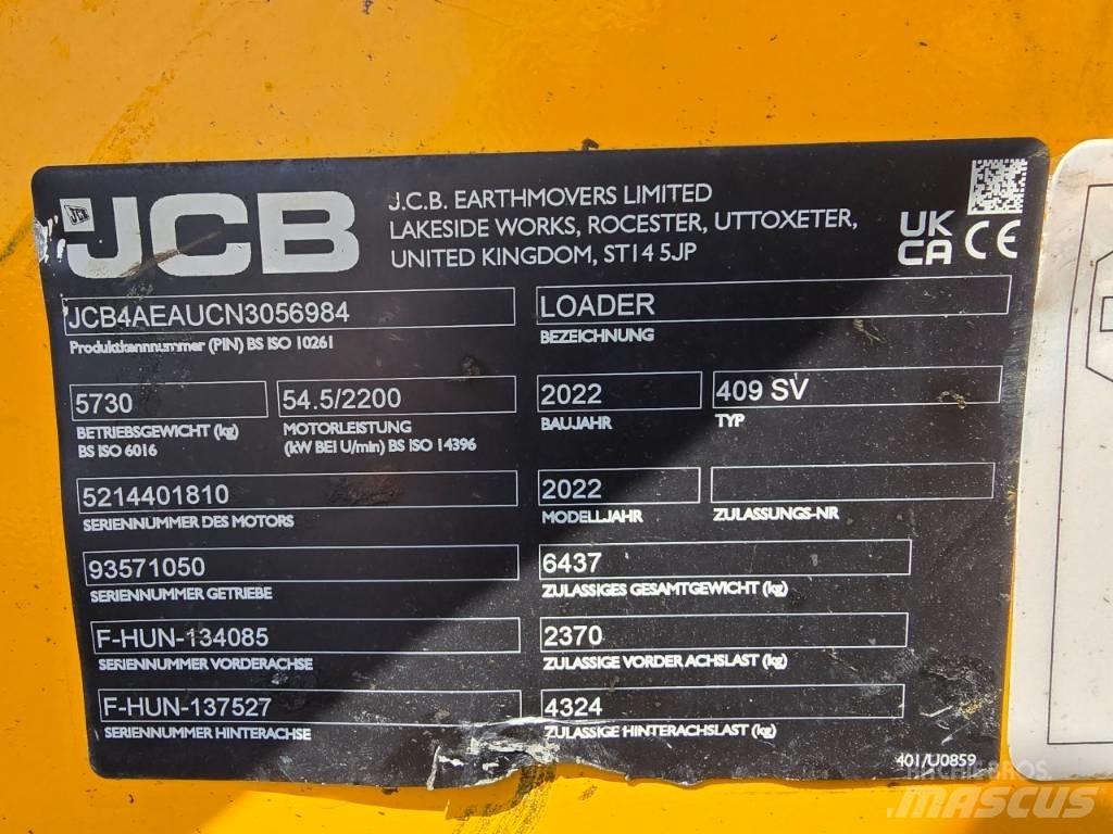 JCB 409SV Rataslaadurid
