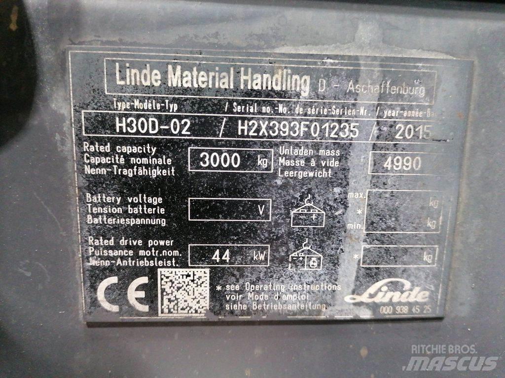 Linde H30D-02 Diiseltõstukid