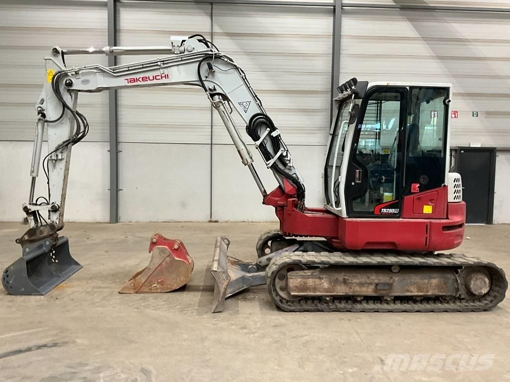 Takeuchi TB 280 FR Väikeekskavaatorid 7t-12t