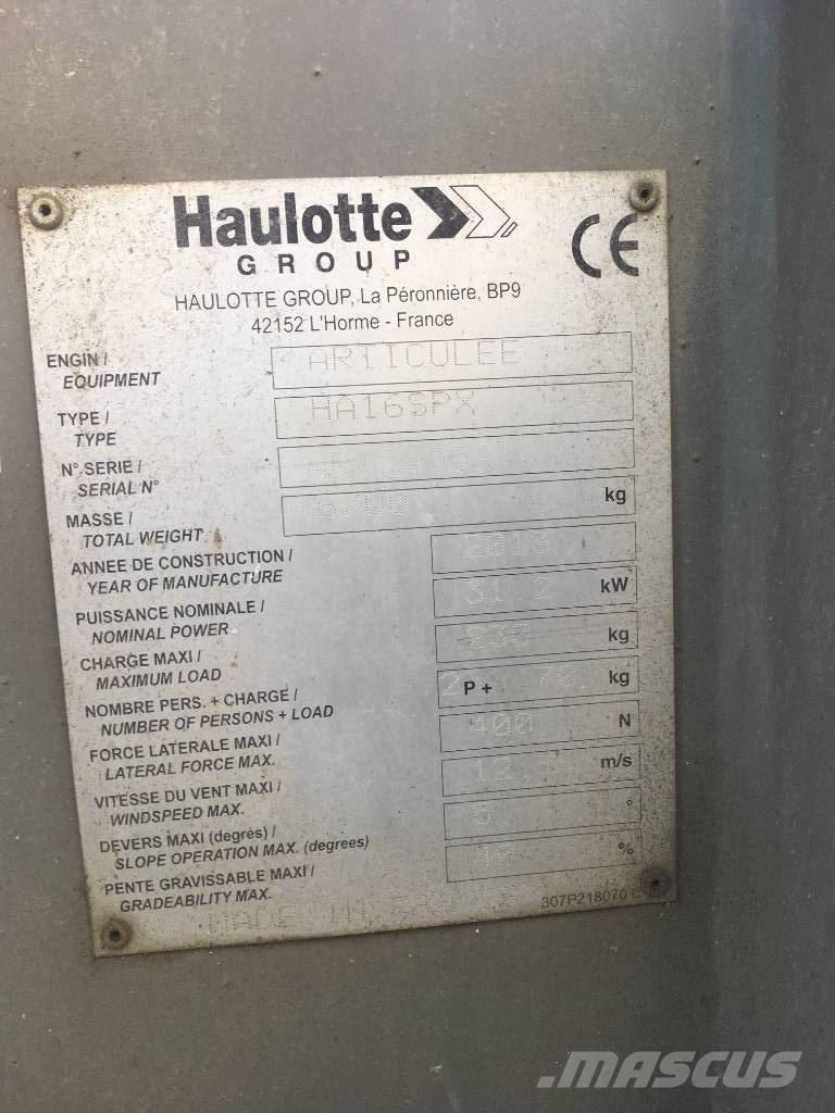 Haulotte HA 16 SPX Iseliikuvad poomtõstukid
