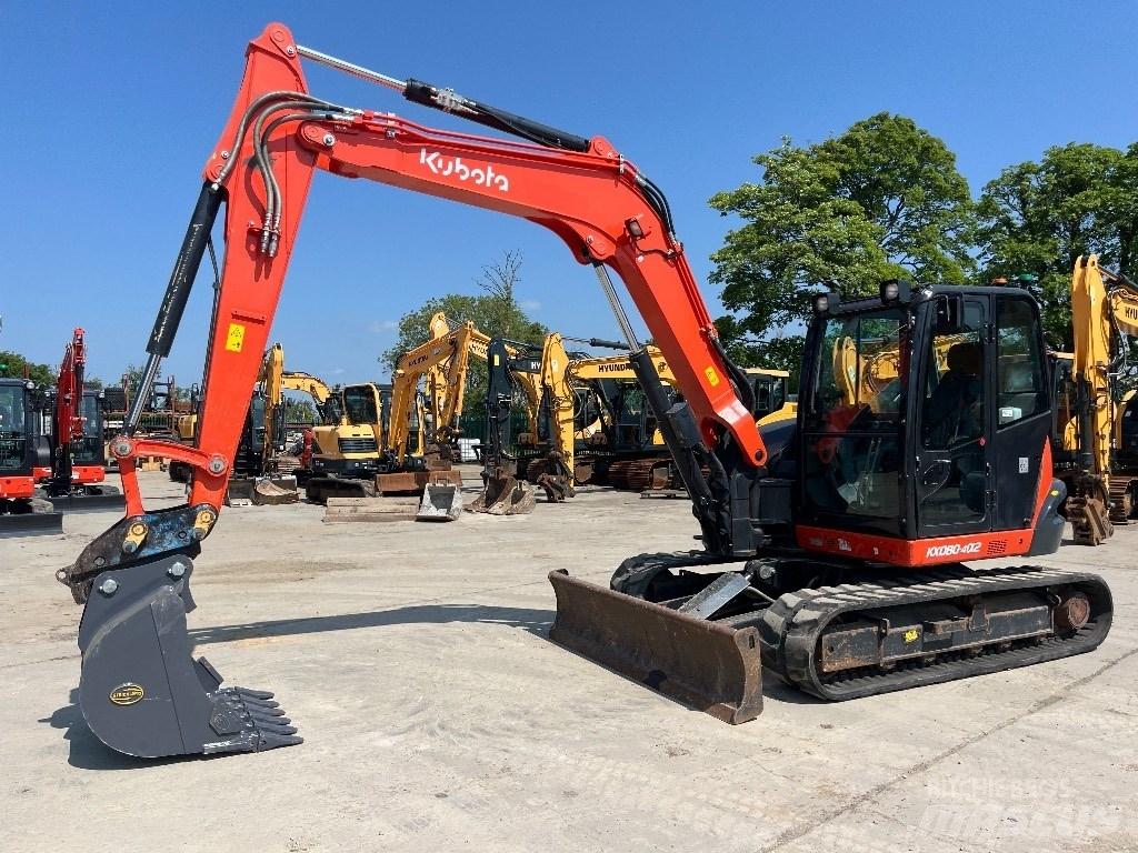 Kubota KX 080-4 Väikeekskavaatorid 7t-12t