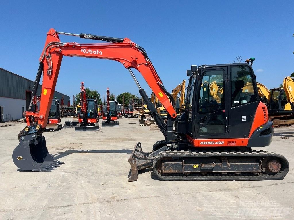 Kubota KX 080-4 Väikeekskavaatorid 7t-12t