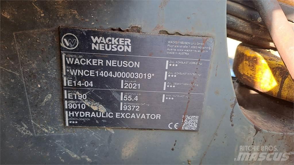 Wacker Neuson ET90 Roomikekskavaatorid