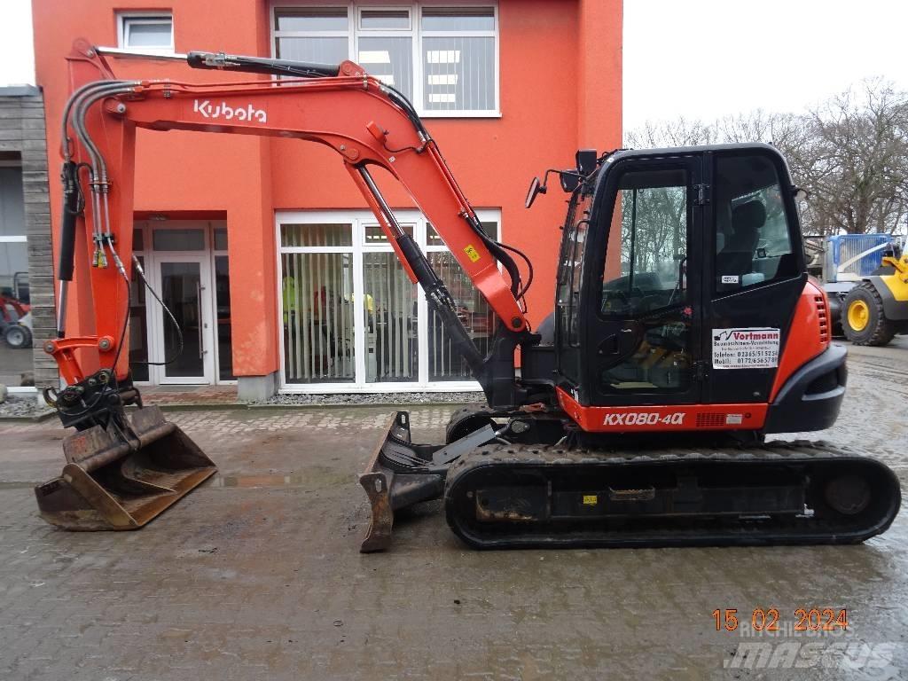 Kubota KX 080-4 Väikeekskavaatorid 7t-12t