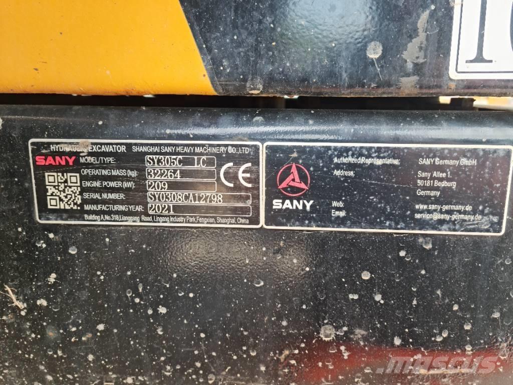 Sany SY 305 CLC Lammutusekskavaatorid