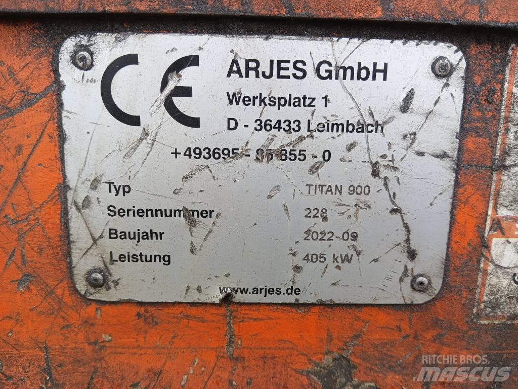 Arjes Titan 900 Prügipurustajad