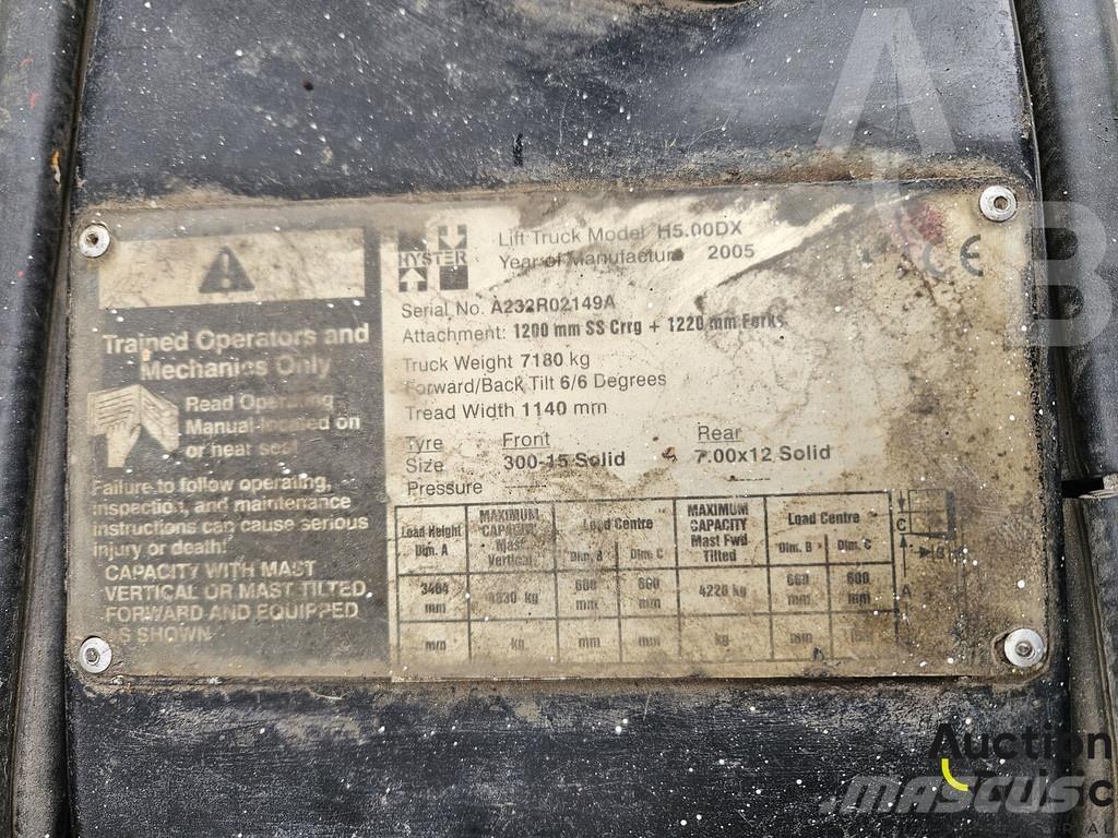 Hyster H5.00DX Diiseltõstukid