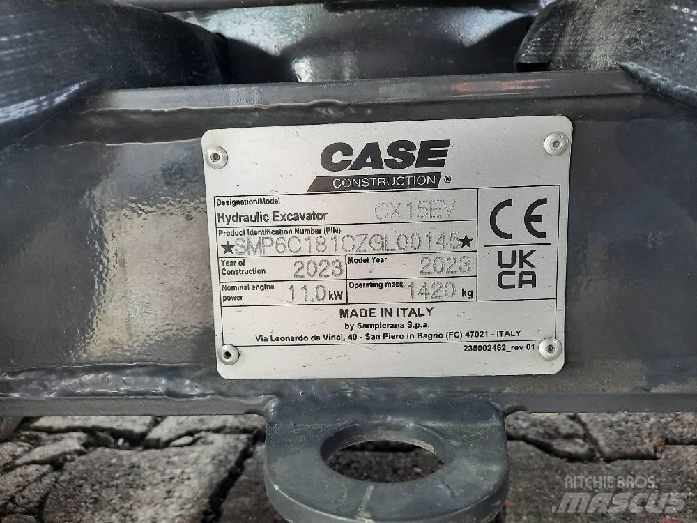 CASE CX 15 EV Miniekskavaatorid < 7 t