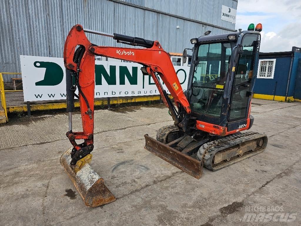 Kubota U 27-4 Miniekskavaatorid < 7 t