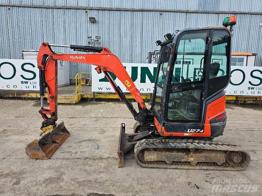 Kubota U 27-4 Miniekskavaatorid < 7 t