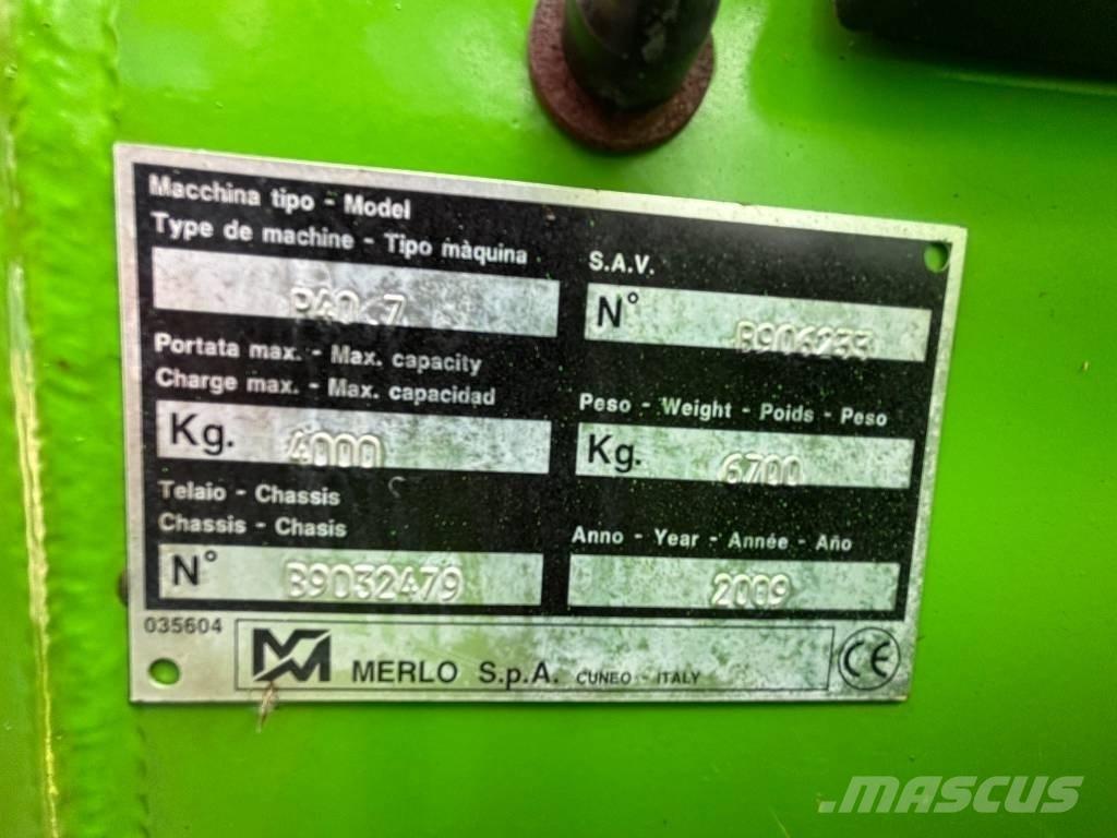 Merlo P 40.7 Põllumajanduslikud teleskoopkäitlejad