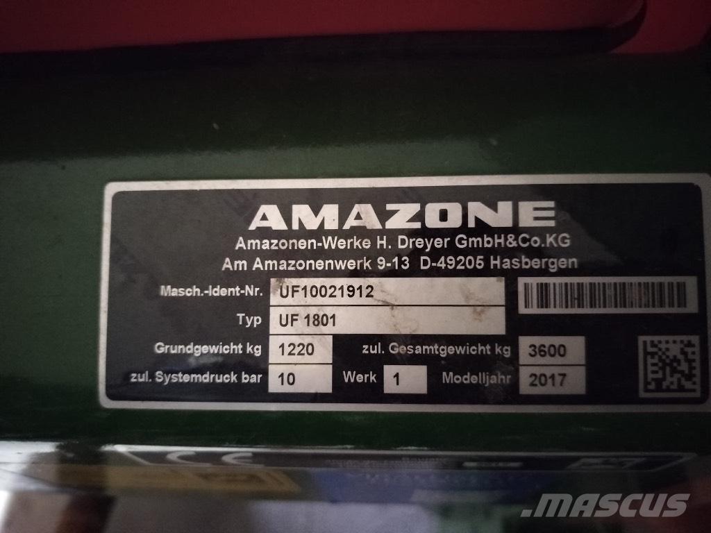 Amazone UF 1801 Ripp-pritsid