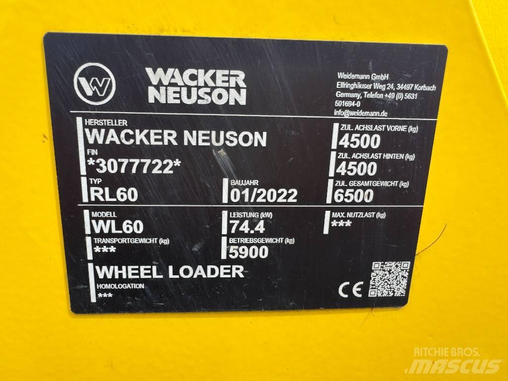Wacker Neuson WL60 Rataslaadurid