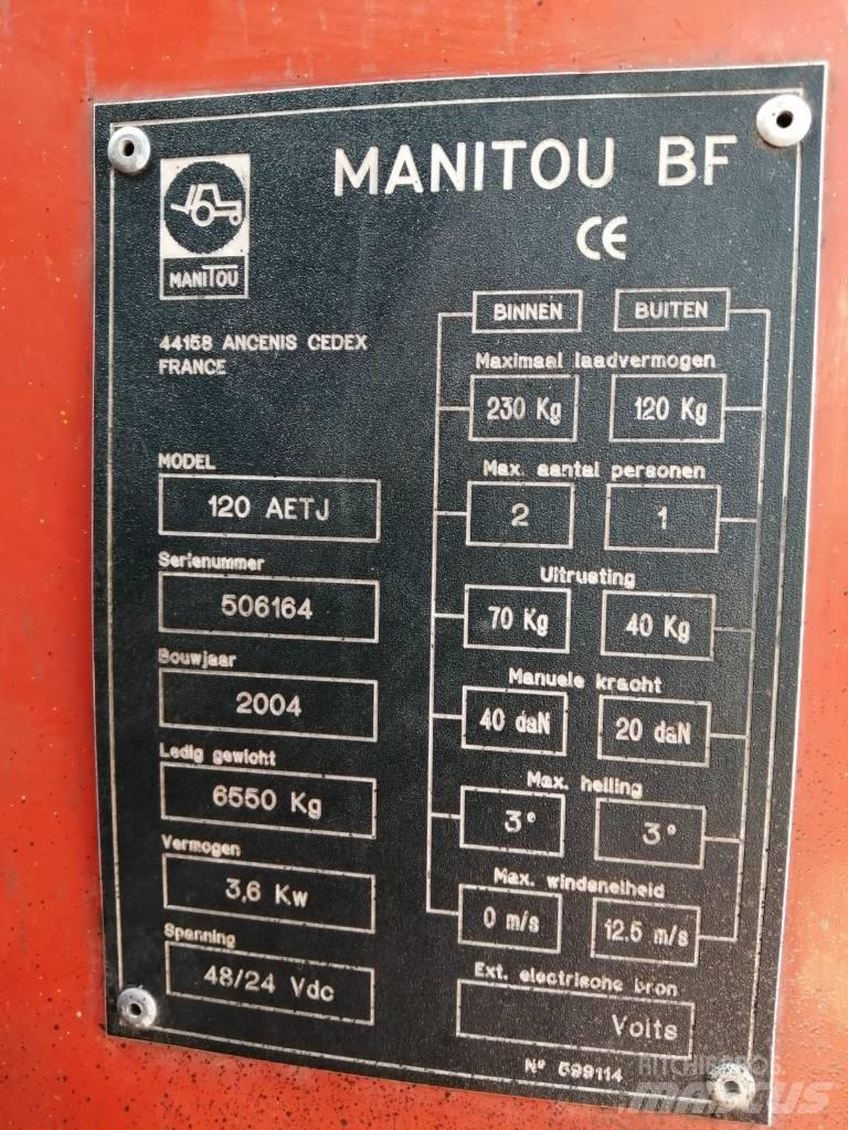 Manitou 120 AETJ3D Iseliikuvad poomtõstukid