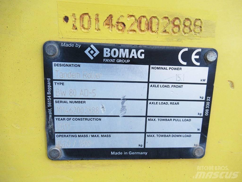 Bomag BW 80 AD-5 Tandemrullid