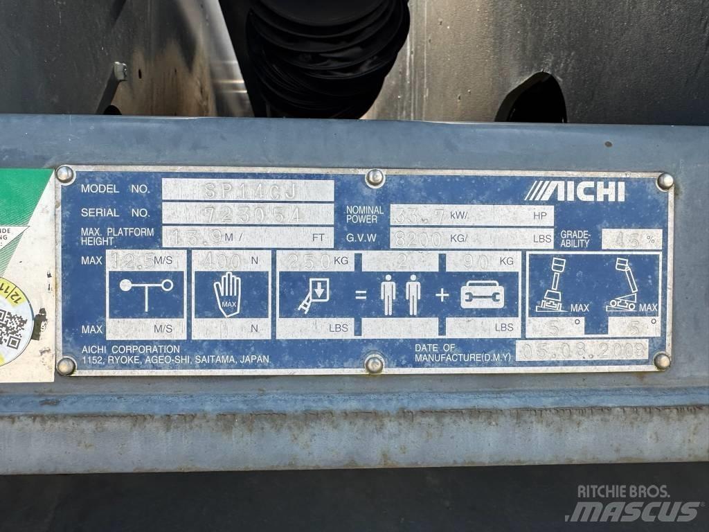 Aichi SP 14 CJ Teleskoop poomtõstukid
