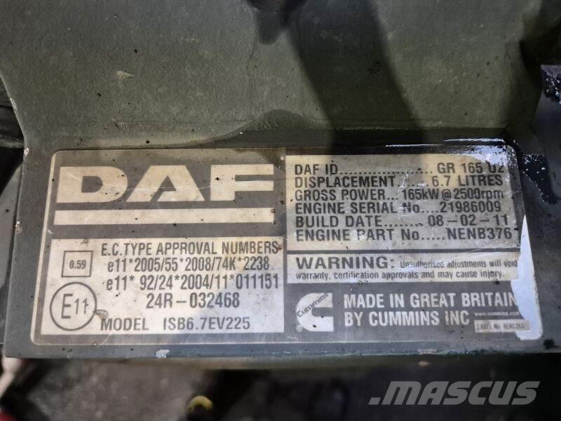 DAF GR165U2 Mootorid