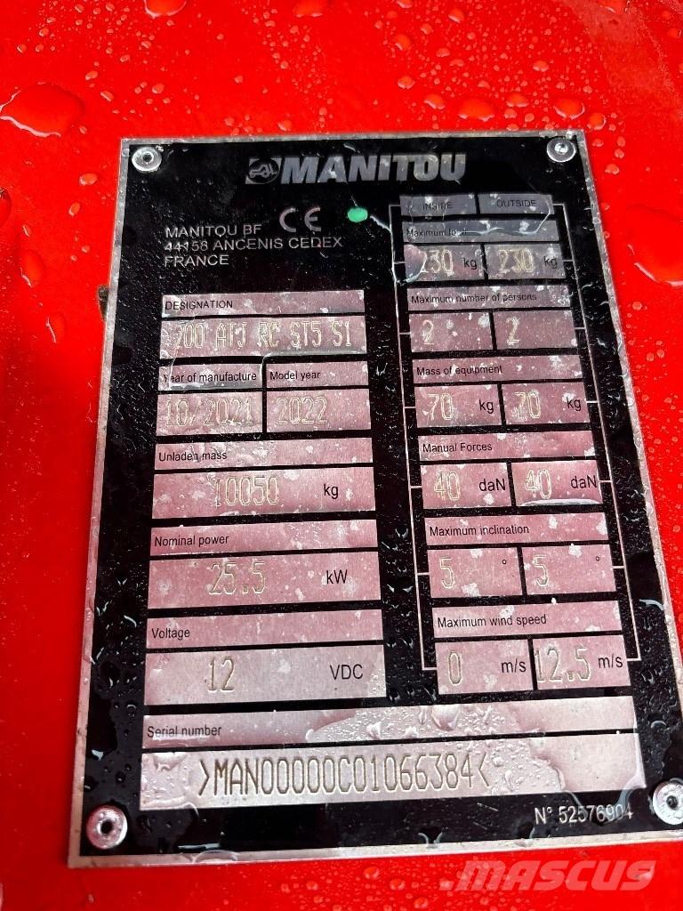 Manitou 200 ATJ RC Iseliikuvad poomtõstukid