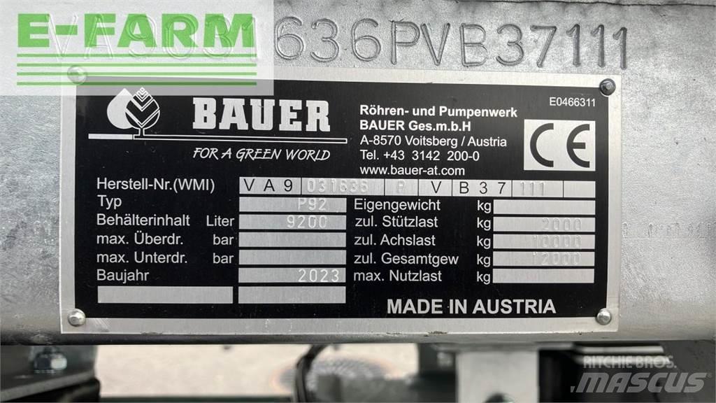 Bauer P 92 Sõnnikulaoturid