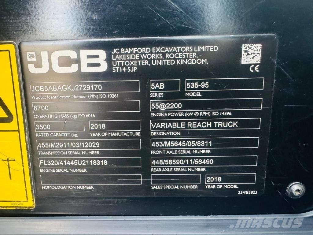 JCB 535-95 Teleskooplaadurid