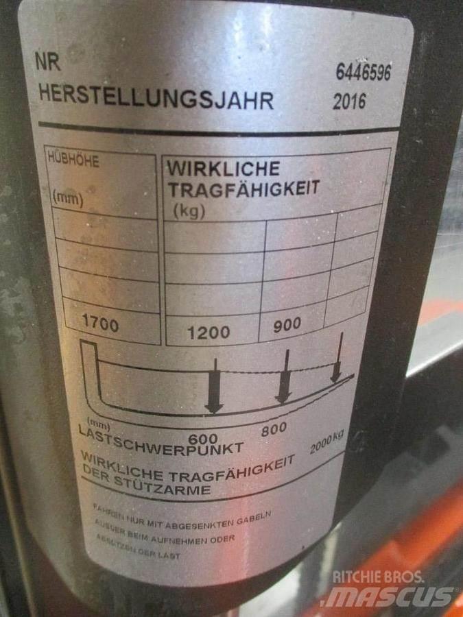 BT SWE 200D Järelkäidavad virnastajad