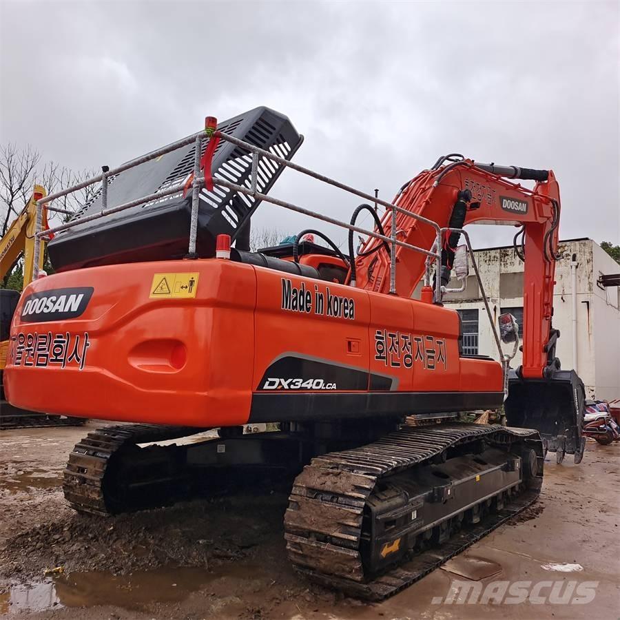 Doosan DX 340 LC Roomikekskavaatorid