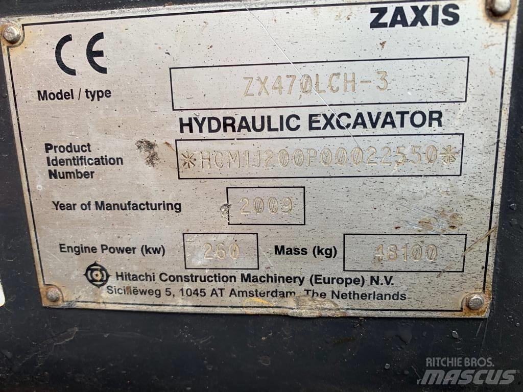  zaxis ZX470LCH-3 Roomikekskavaatorid