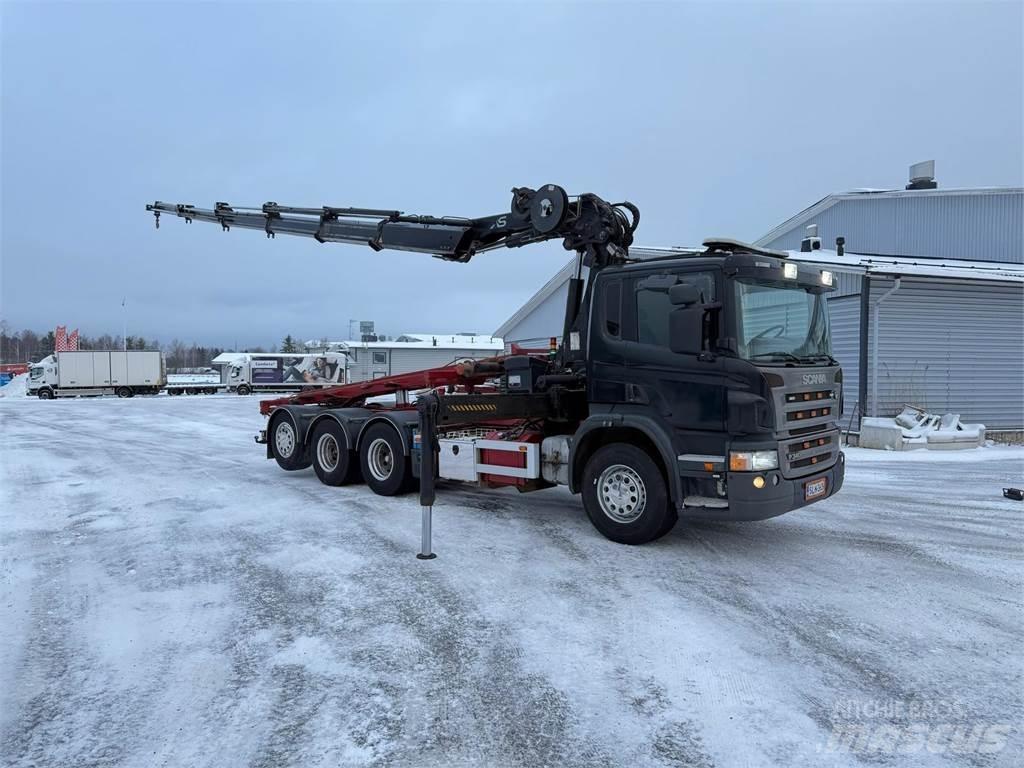 Scania P340 8x4 Kraanaga veokid