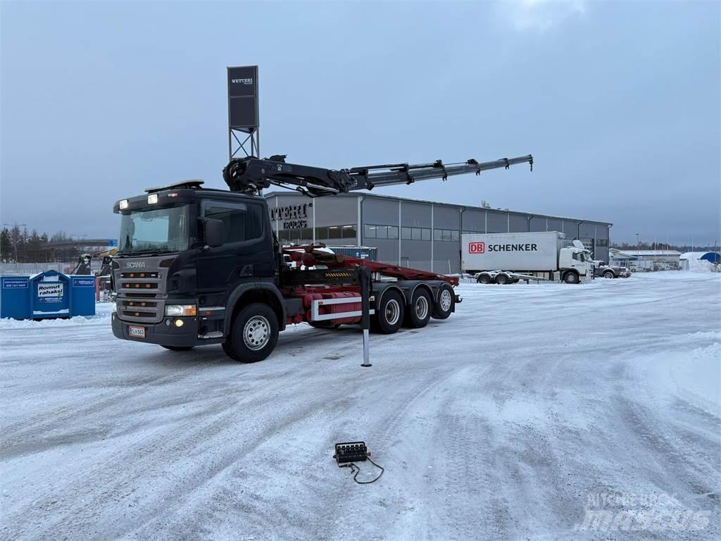 Scania P340 8x4 Kraanaga veokid