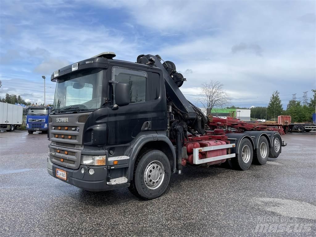 Scania P340 8x4 Kraanaga veokid