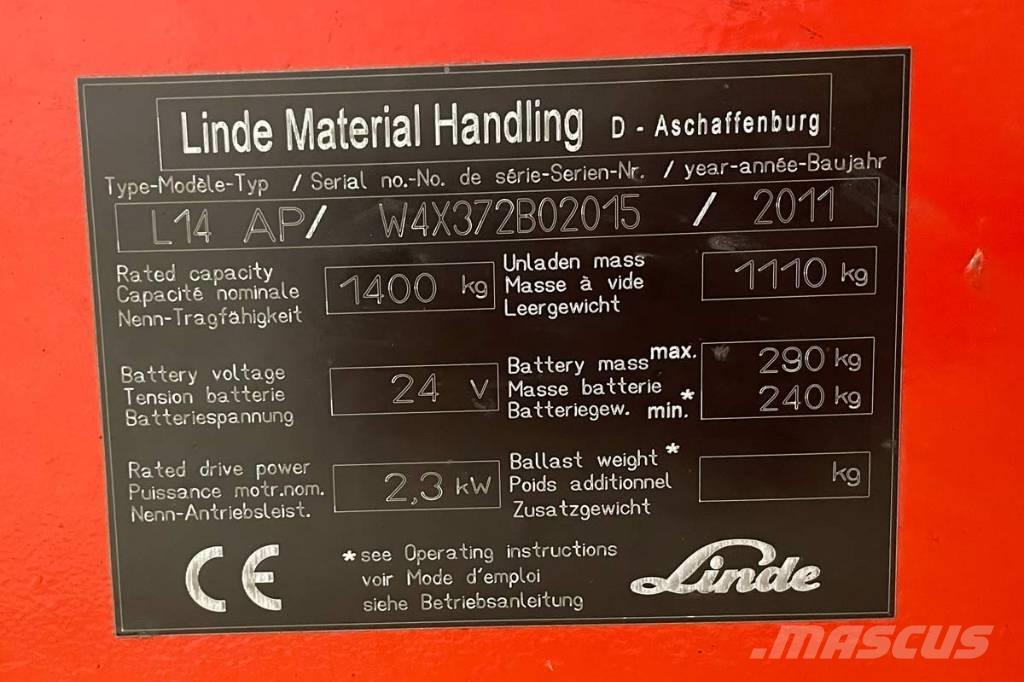 Linde L 14 Platvormiga virnastajad