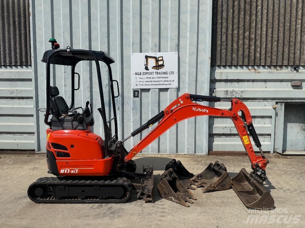Kubota U 17 Miniekskavaatorid < 7 t